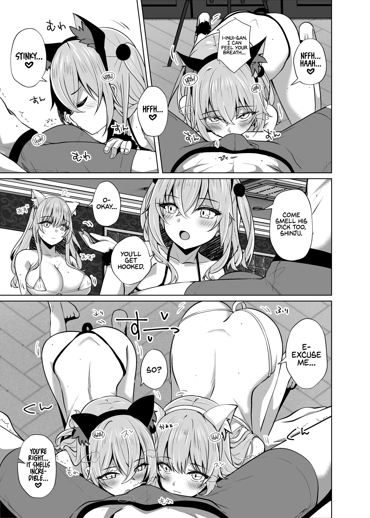 Hentai Manga Comic-Fucking Two Cosplayers for Free as We Pretend We're Streaming a Cucking Session-Read-8